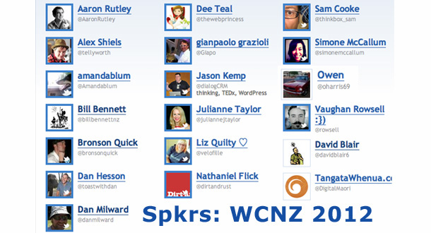 Speakers at WordCampNZ 2012 Speakers at WordCampNZ 2012